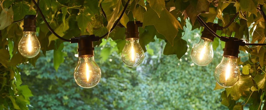 Outdoor lighting to light up the patio