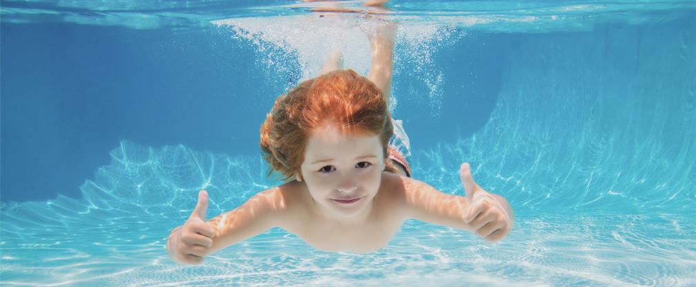 A metal frame pool provides hours of fun and play