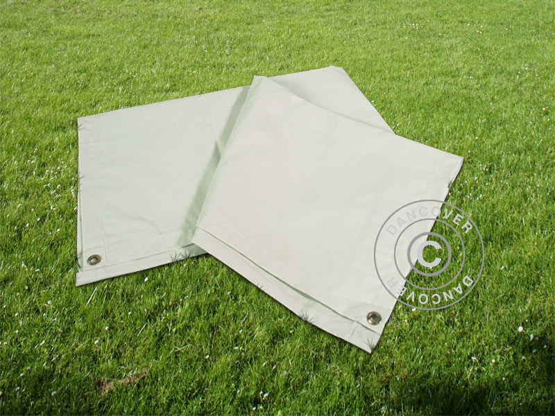 Tarpaulin, ground cover 3.76x7.2 m PVC, Grey