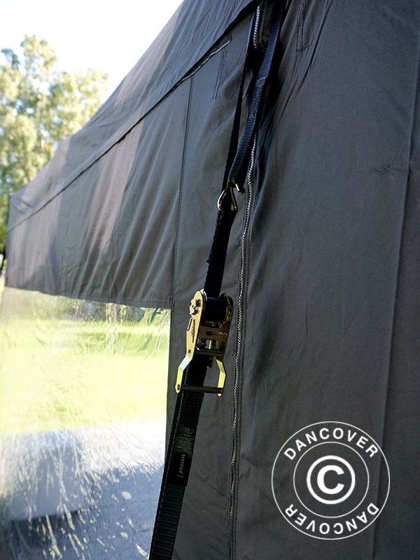 Storm straps, Black, 4 pcs.