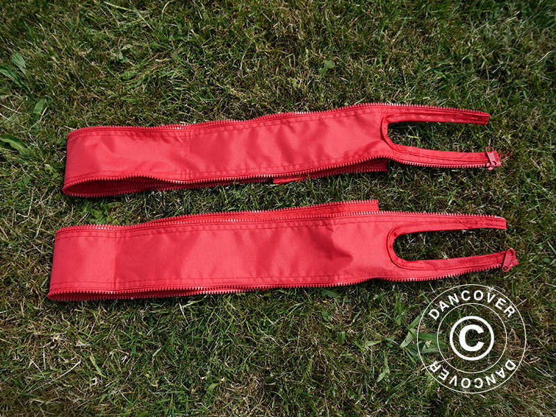 Infill joint panels for FleXtents® PRO pop-up gazebo 3 m series, Red, 2 pcs.