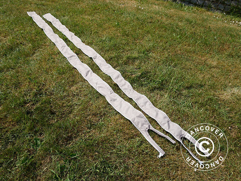 Infill joint panels for FleXtents® PRO pop-up gazebo 4 m series, Latte, 2 pcs.