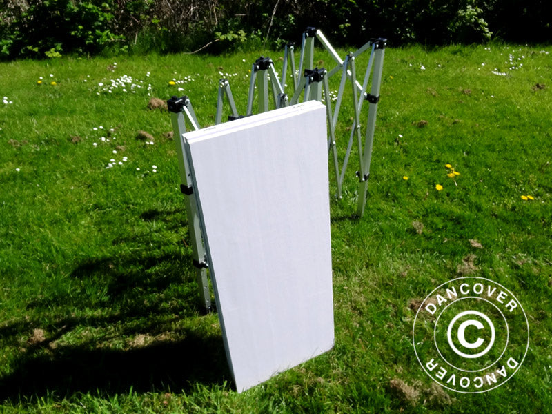 FleXtents PRO folding counter, 3 m, White