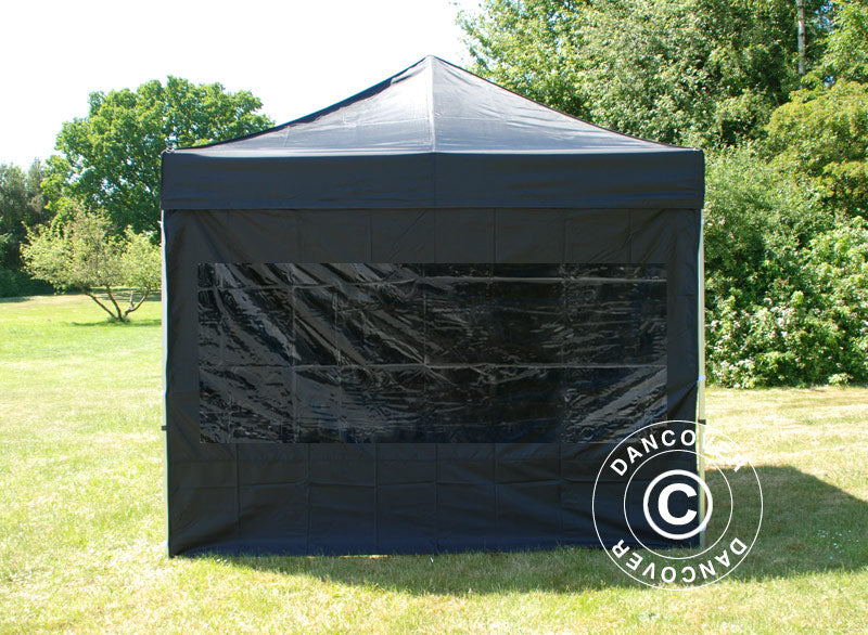 Sidewall kit for Pop up gazebo FleXtents 4x6 m, Black