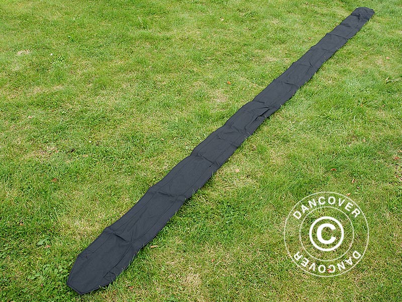 Raingutter 3 m, Black, for FleXtents