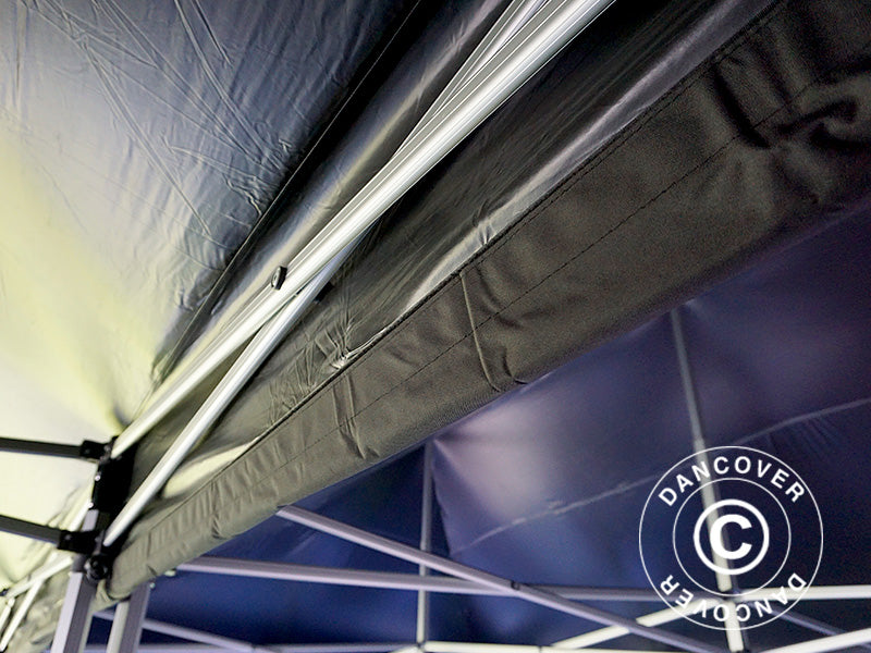 Raingutter 6 m, Black, for FleXtents