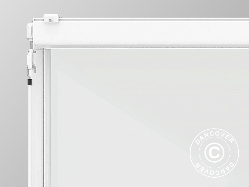 Sidewall screen f/pergola gazebo San Fernando, 4 m, White