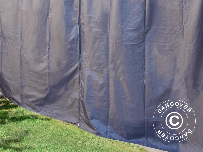 Sidewalls f/gazebo Palermo and Martinique, 4 pcs, Grey