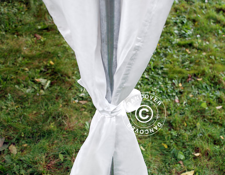 Marquee lining and leg curtain pack, White, for 8x16 m (2.6) marquee Semi Pro Plus
