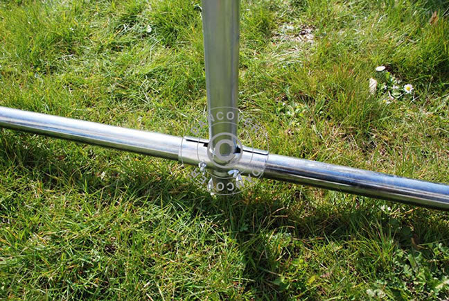 Ground bar frame for 5x12 m Marquee