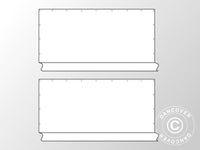 Sidewalls w/o windows for marquee PLUS 6 m, 2 pcs, White