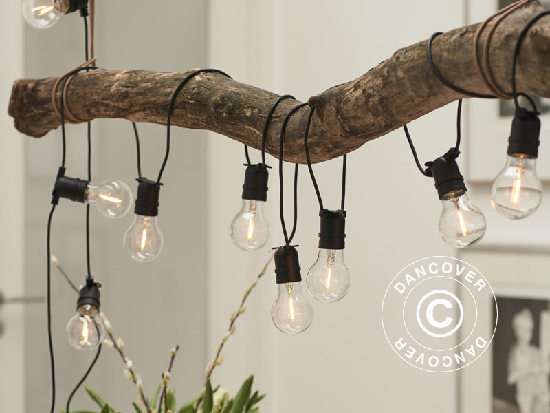 LED fairy lights start set, Tobias, 4.5 m, Clear