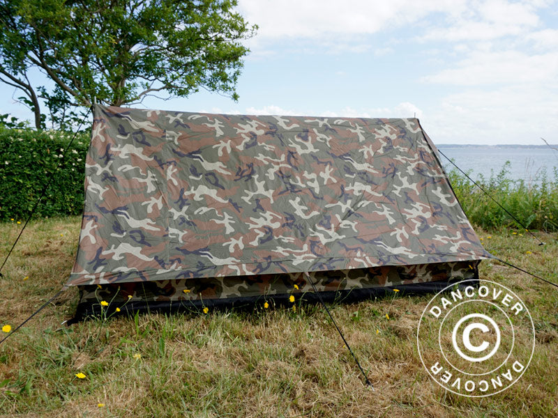 Camouflage tent Woodland MINI PACK, 2 persons