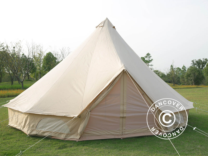 Bell Tent for glamping, TentZing®, 6x6 m, 8 Persons, Sand