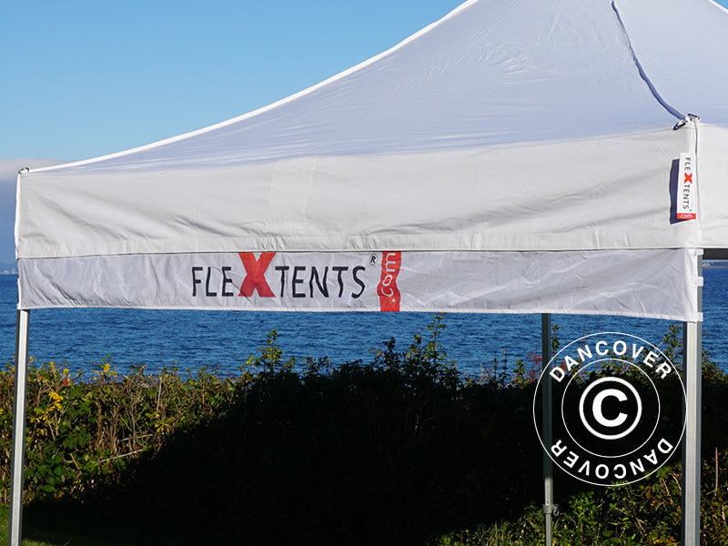FleXtents® Gazebo Banner w/print, 3x0,2 m