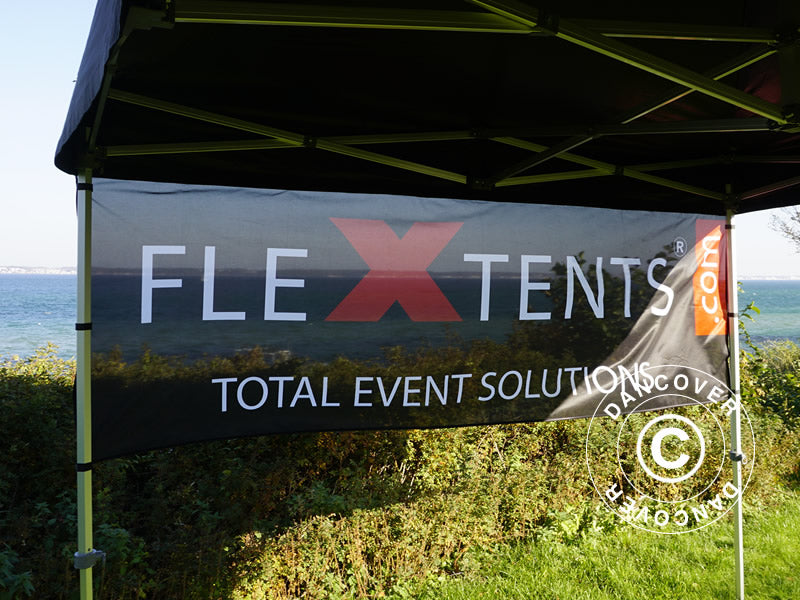 FleXtents® Gazebo Banner w/print, 3x1 m