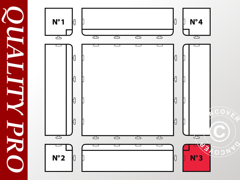 Flooring Corner piece no. 3, Anthracite