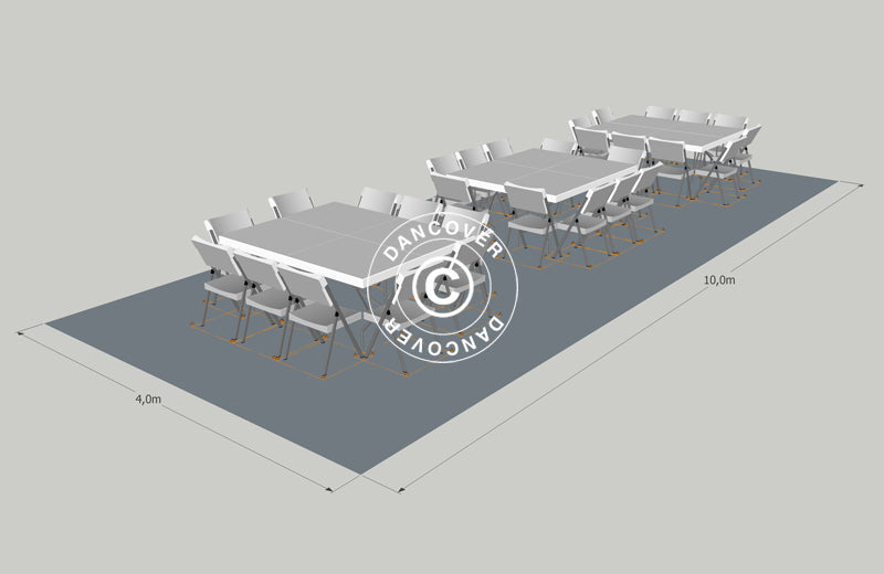 Flooring PRO 40 m², Anthracite