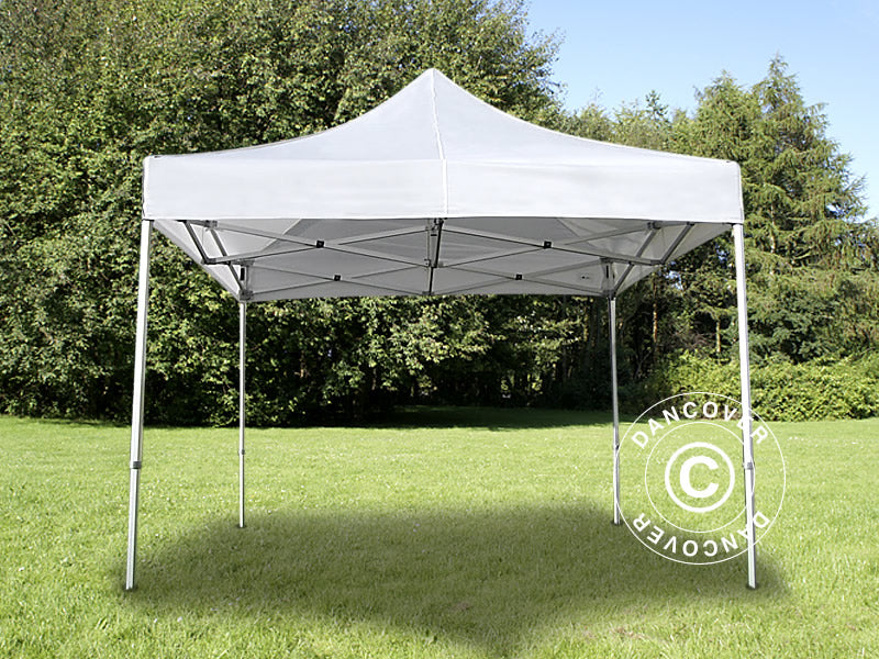 Pop up gazebo FleXtents PRO 3x3 m White, incl. 4 sidewalls