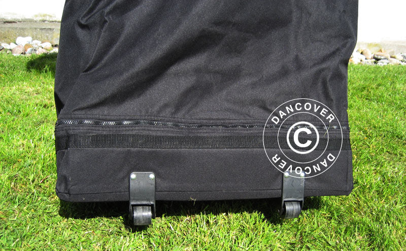 Pop up gazebo FleXtents PRO 3x3 m Black, incl. 4 sidewalls