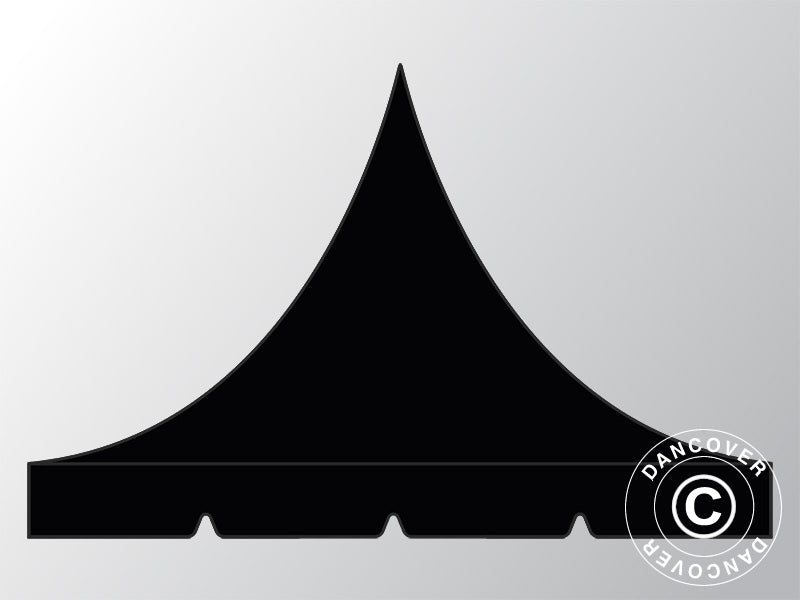 Roof cover for Pop up gazebo FleXtents PRO Pagoda 3x3 m, Black