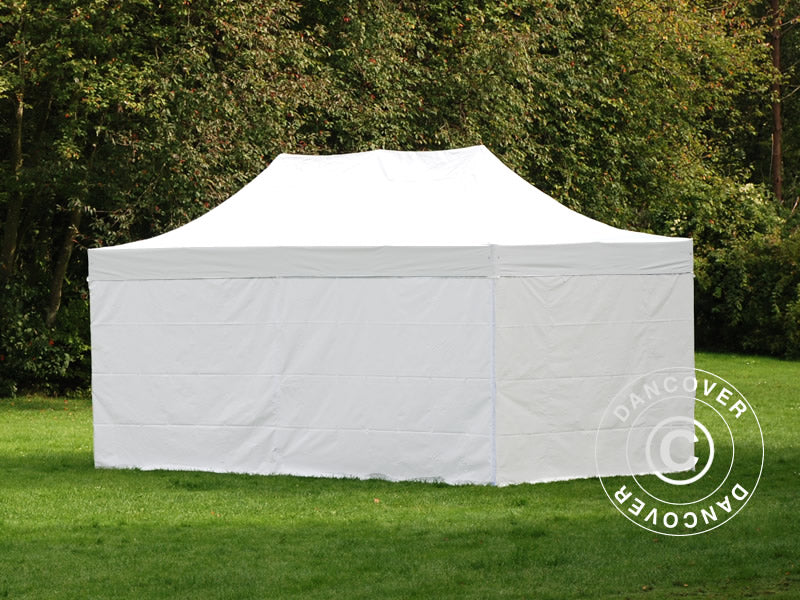 Pop up Gazebo FleXtents Xtreme 50 Heavy Duty 3x6 m White, incl. 6 sidewalls