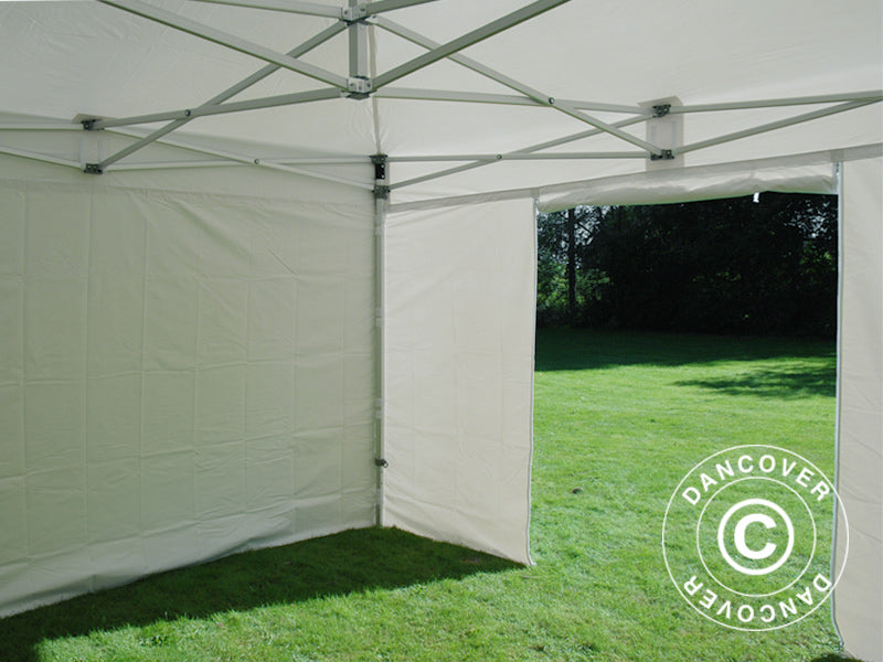 Pop up Gazebo FleXtents Xtreme 50 Heavy Duty 4x4 m White, Incl. 4 sidewalls