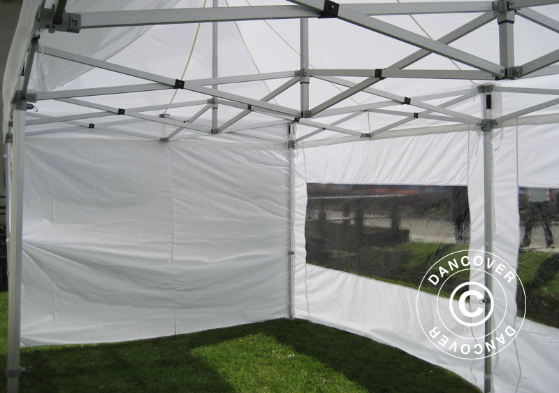 Pop up gazebo FleXtents PRO 3x6 m White, incl. 6 sidewalls