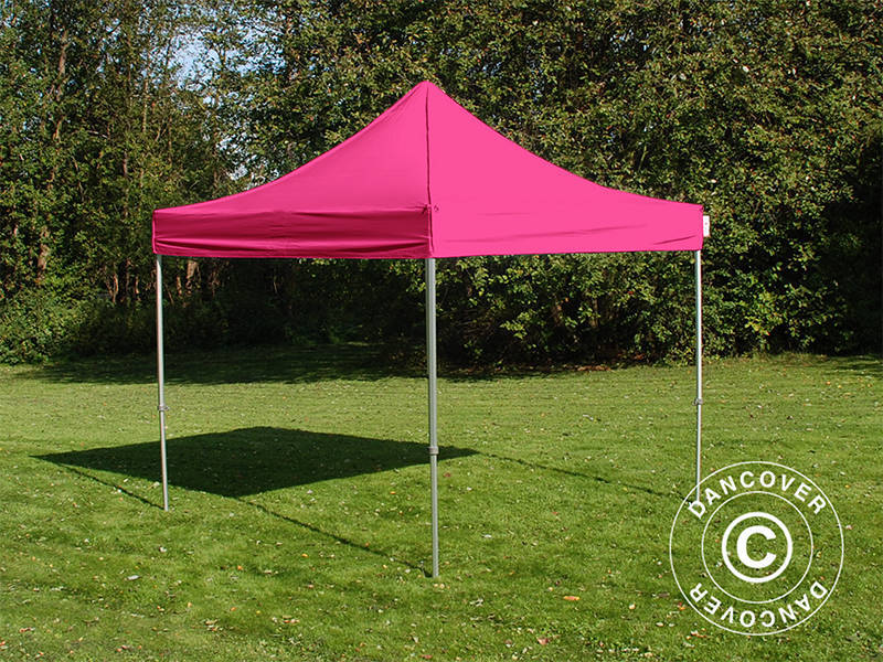 Pop up gazebo FleXtents PRO 3x3 m Pink, incl. 4 sidewalls