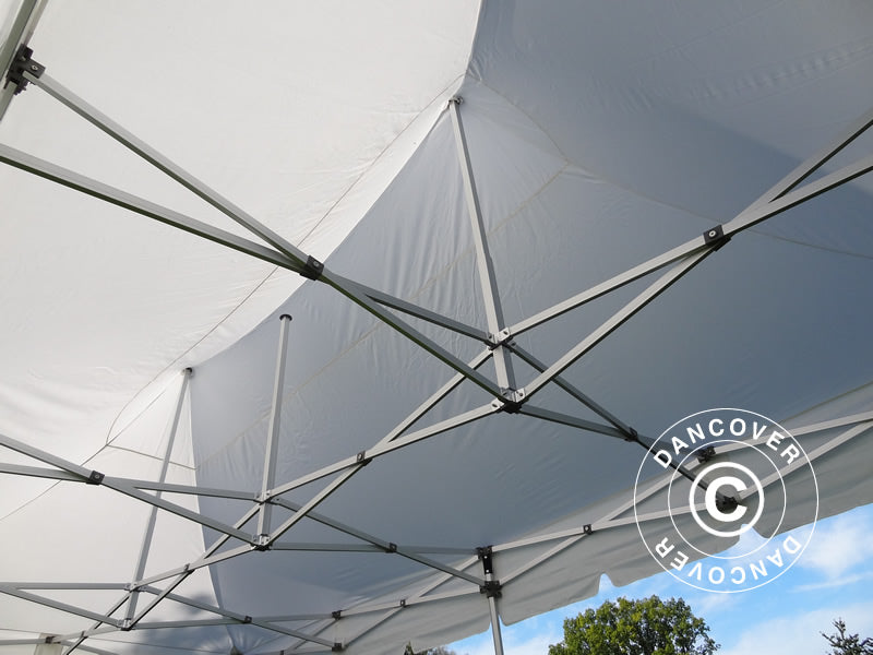 Pop up gazebo FleXtents PRO Peak Pagoda 3x6 m White, Incl. 6 sidewalls