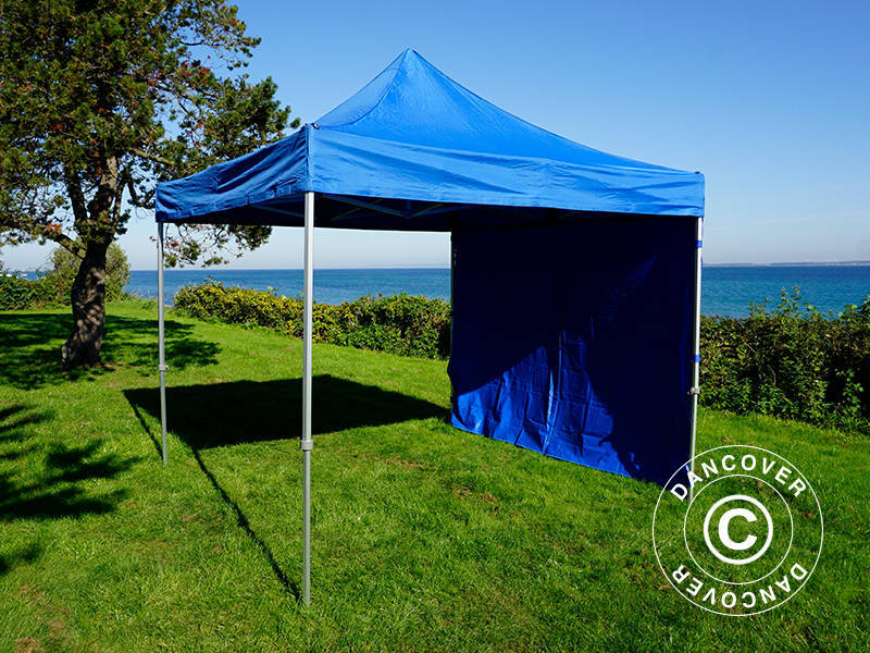 Pop up gazebo FleXtents Xtreme 60 3x3 m Blue, incl. 4 sidewalls