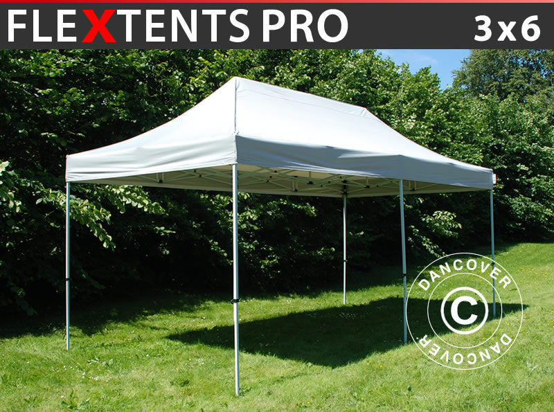 Pop up gazebo FleXtents PRO 3x6 m Silver