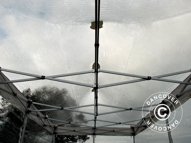 Pop up gazebo FleXtents Xtreme 50 3x6 m Clear, incl. 6 sidewalls