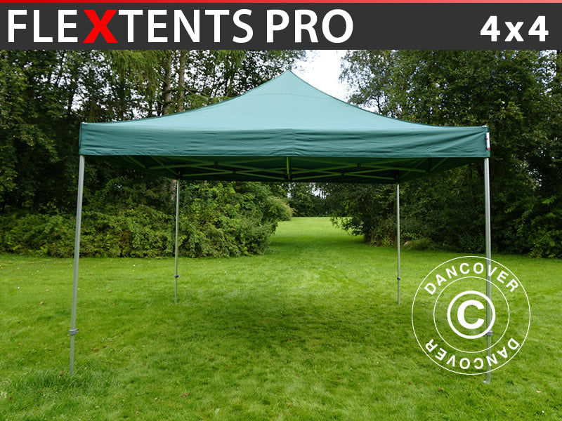 Pop up gazebo FleXtents PRO 4x4 m Green