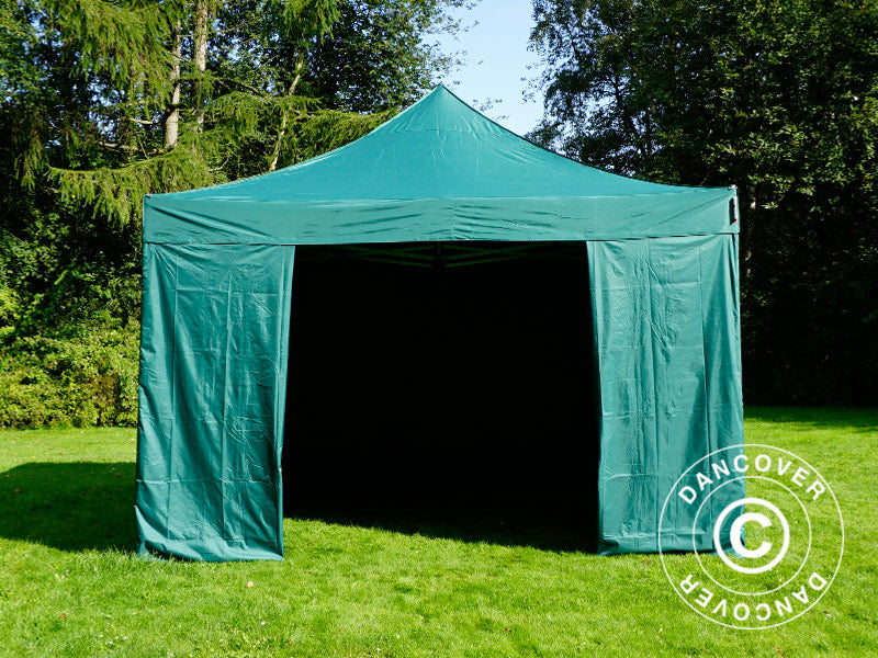 Pop up gazebo FleXtents Xtreme 50 4x4 m Green, incl. 4 sidewalls