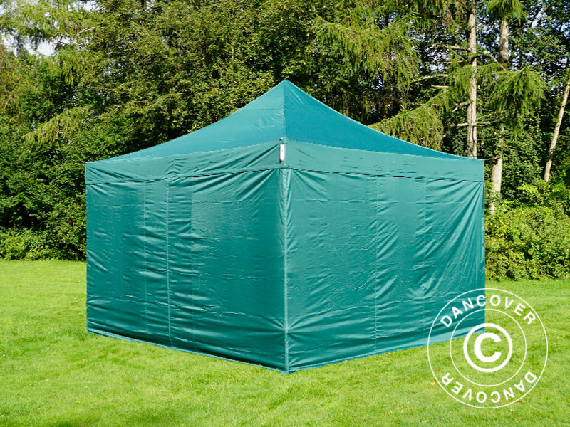 Pop up gazebo FleXtents Xtreme 50 4x4 m Green, incl. 4 sidewalls