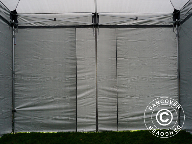 Pop up gazebo FleXtents Xtreme 50 4x4 m Grey, incl. 4 sidewalls