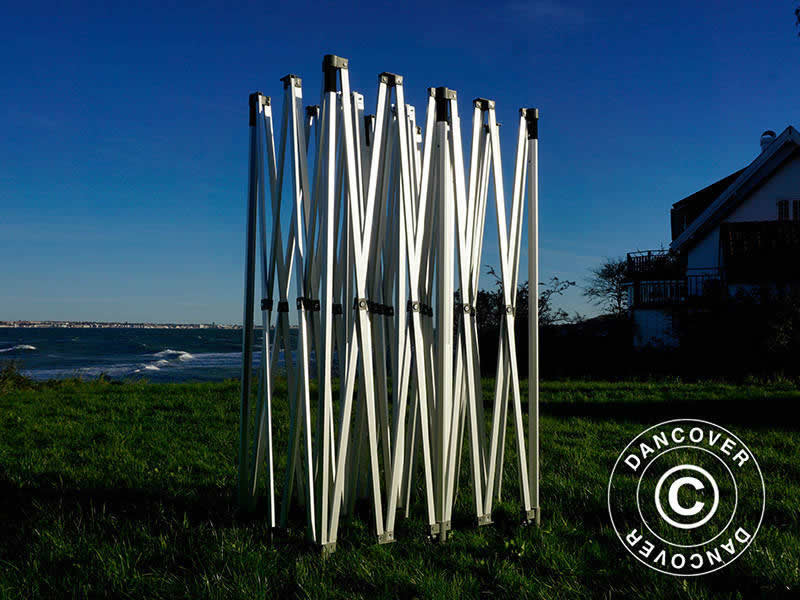 Aluminium frame for pop up gazebo FleXtents PRO 4x8 m, 6 legs, 40 mm