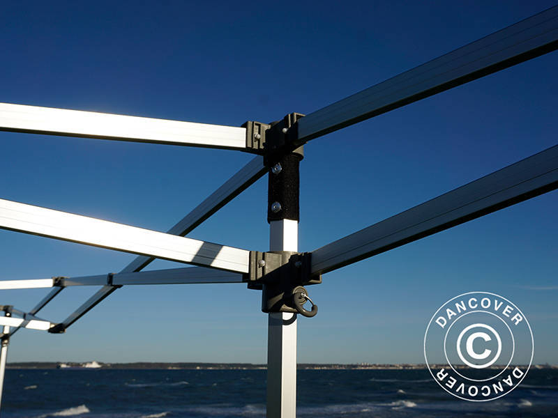 Aluminium frame for pop up gazebo FleXtents PRO 4x8 m, 6 legs, 40 mm