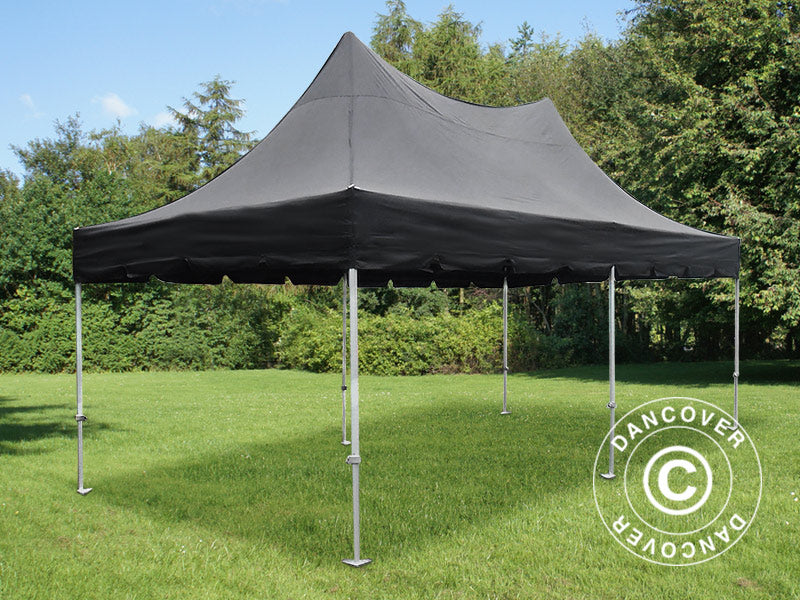 Pop up gazebo FleXtents PRO Peak Pagoda 3x6 m Black