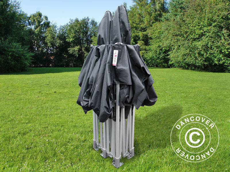 Pop up gazebo FleXtents PRO Peak Pagoda 3x6 m Black
