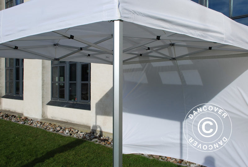 Pop up gazebo FleXtents PRO 3x3 m White, Flame retardant, incl. 4 sidewalls