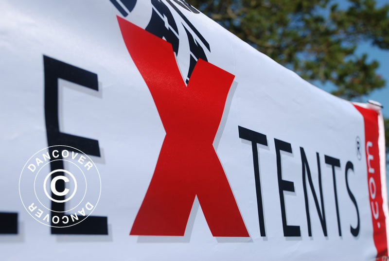 Pop up gazebo FleXtents PRO with full digital print, 4x4 m, incl. 4 sidewalls