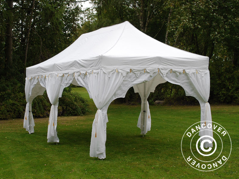 Pop up gazebo FleXtents PRO "Raj" 3x6 m White/Gold