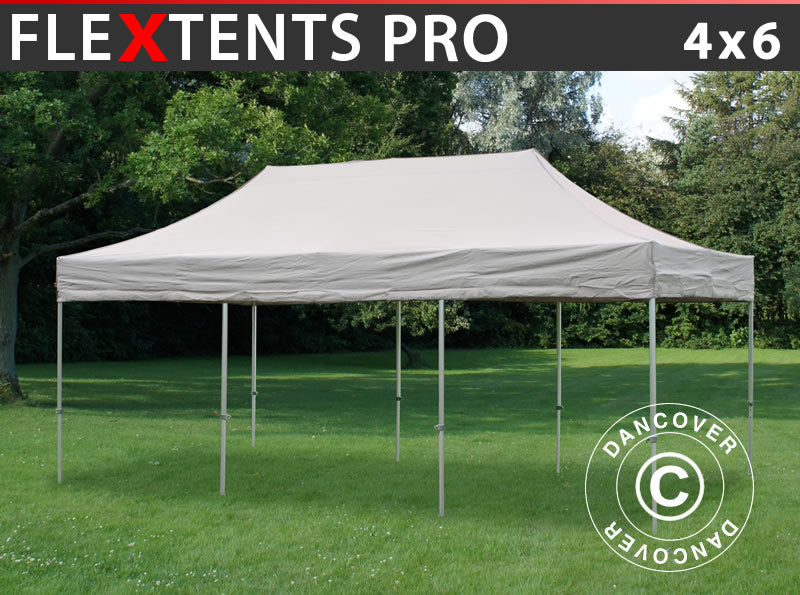 Pop up gazebo FleXtents PRO 4x6 m Latte