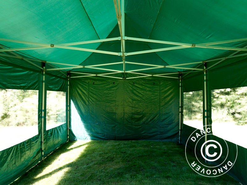 Pop up gazebo FleXtents Xtreme 50 4x6 m Green, incl. 8 sidewalls