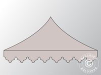 Roof cover "Morocco" for Pop up gazebo FleXtents 4x6 m, Latte