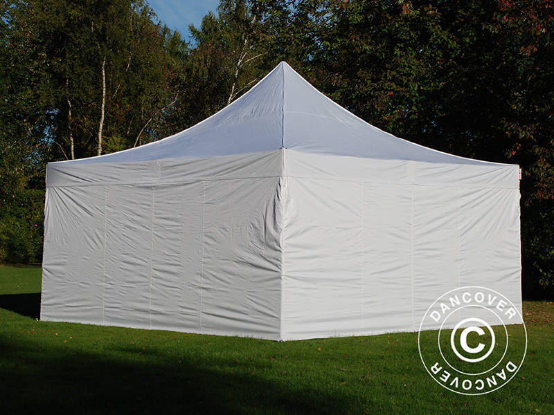 Pop up gazebo FleXtents Xtreme 50 5x5 m White, incl. 4 sidewalls