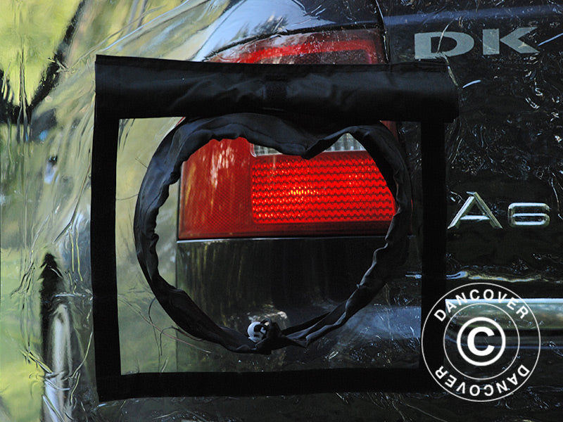 Folding garage FleX Carcover, 3x6 m, Black