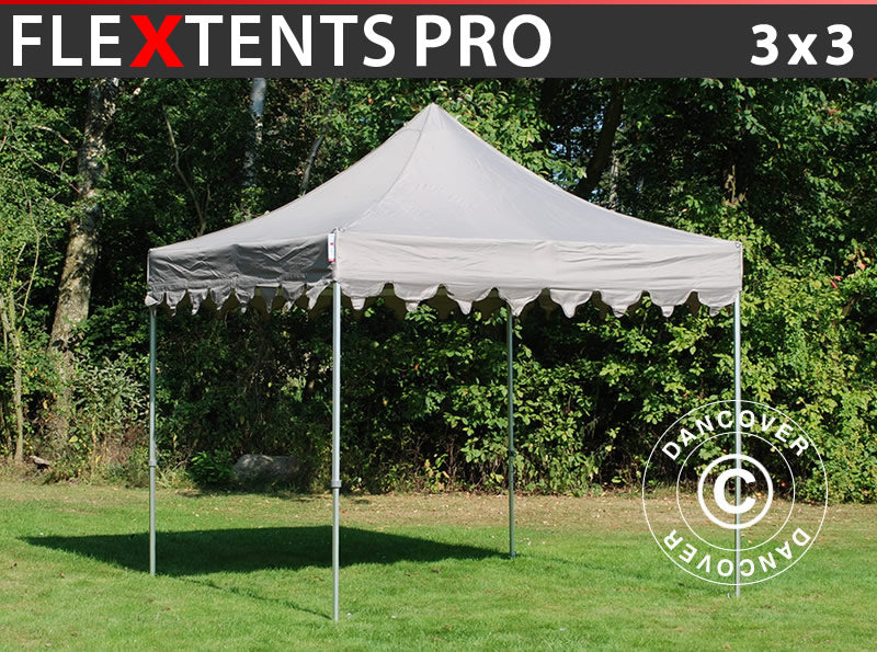 Pop up gazebo FleXtents PRO "Morocco" 3x3 m Latte